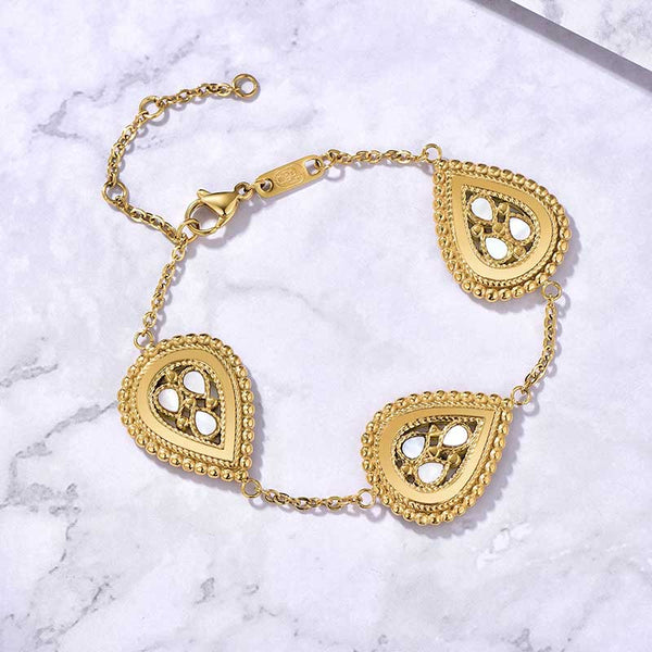Zeina / Bracelet Pearl Gold