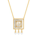 Zahia / Necklace Pearl Gold