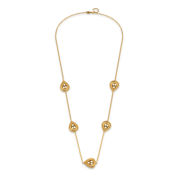 Zeina / Necklace Pearl Gold