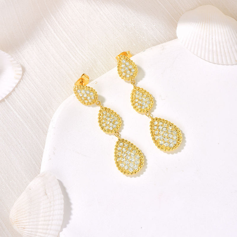 Droplet / Earrings Gold