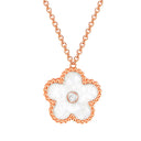 Blossom / Necklace Pearl Rose Gold