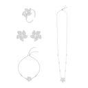 Coral / Set Silver