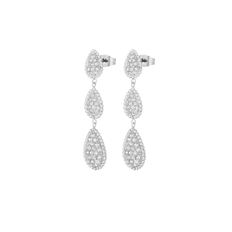 Droplet / Earrings Silver