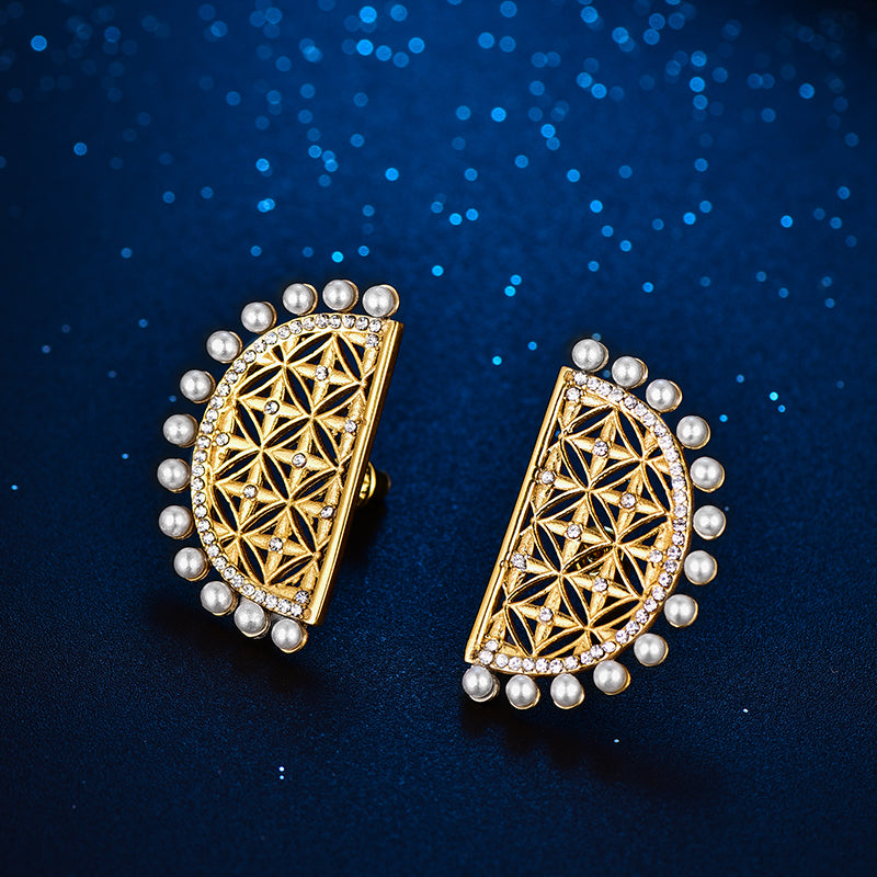 AlReem / Earrings Gold