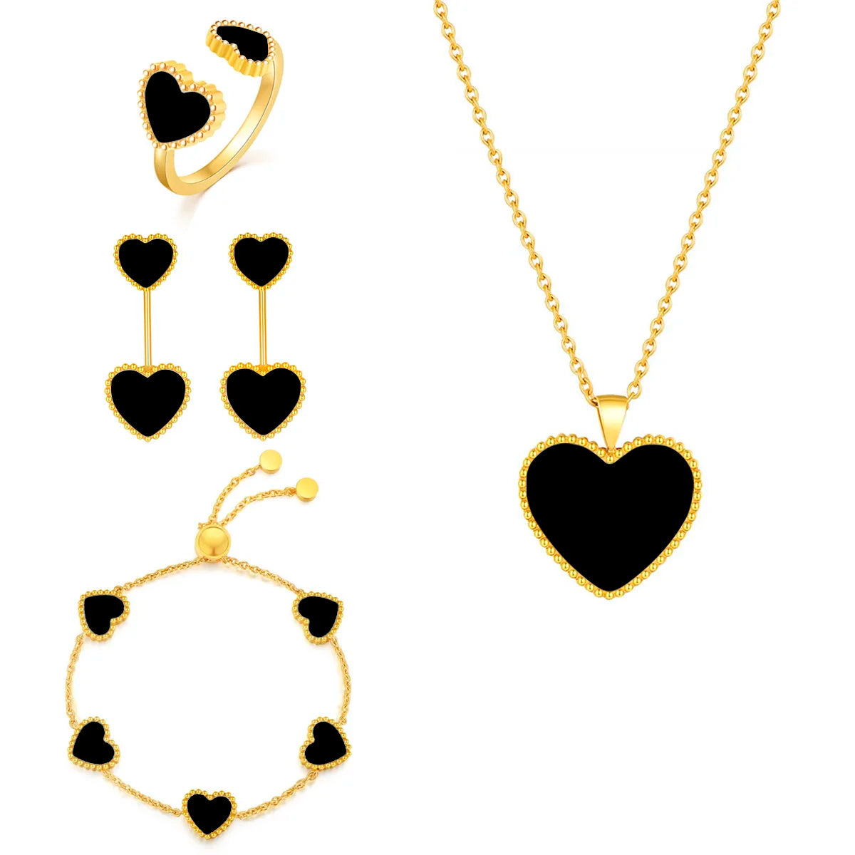 Hearts / Set Black Gold