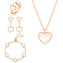 Hearts / Set Pearl Rose Gold