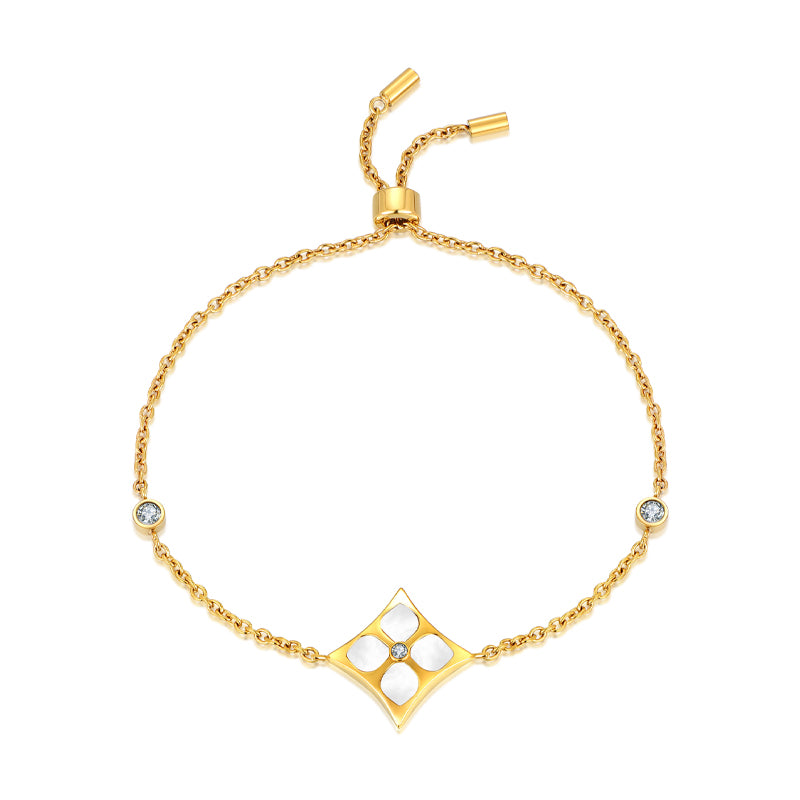 Layla / Bracelet Pearl Gold