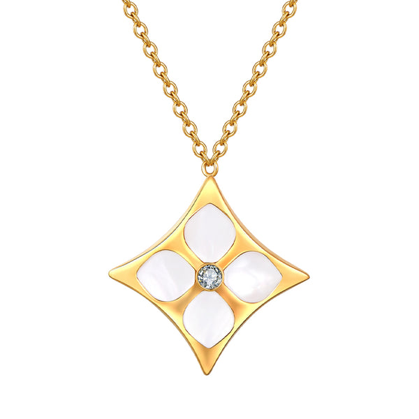 Layla / Necklace Pearl Gold
