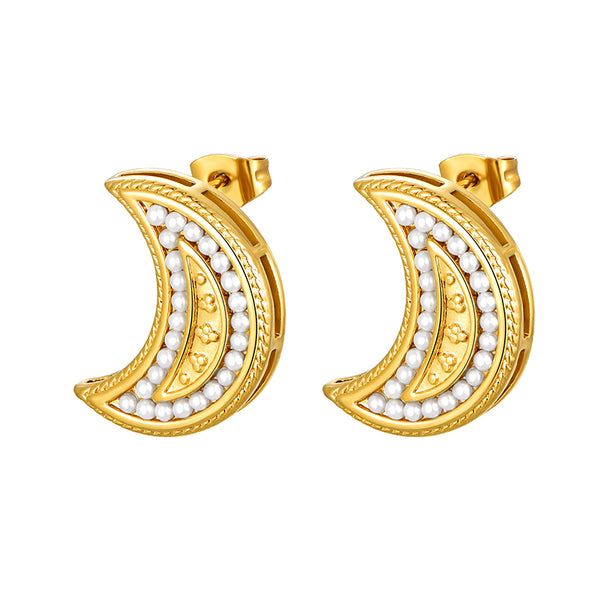 Qamar / Earrings Gold