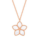 Starfish / Necklace Pearl Rose Gold