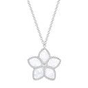 Starfish / Necklace Pearl Silver