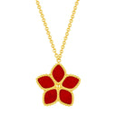Starfish / Necklace Red Gold