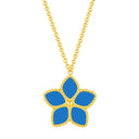 Starfish / Necklace Teal Gold