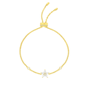 Diamond Starfish / Simple Bracelet Gold