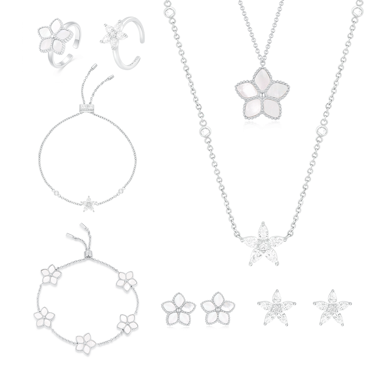 Starfish / Silver - Gift Set