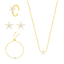 Diamond Starfish / Single Set Gold