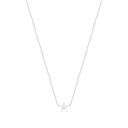 Diamond Starfish / Necklace Silver