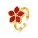 Starfish / Ring Red Gold