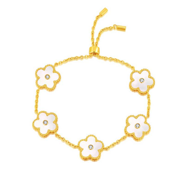 Blossom / Bracelet Pearl Gold