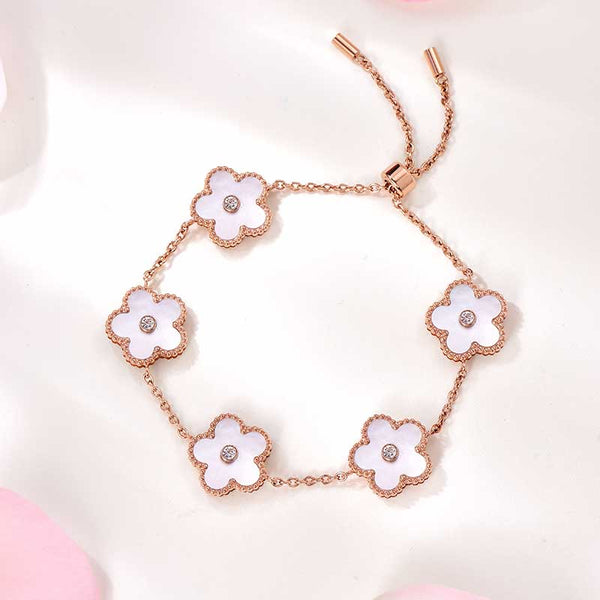 Blossom / Bracelet Pearl Rose Gold
