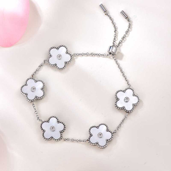 Blossom / Bracelet Pearl Silver