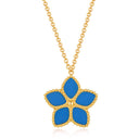 Starfish / Necklace Teal Gold