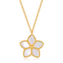 Starfish / Necklace Pearl Gold