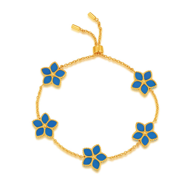 Starfish / Bracelet Teal Gold