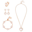 Hearts / Set Pearl Rose Gold