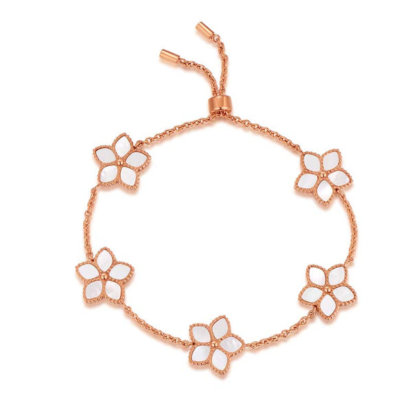 Starfish / Bracelet Pearl Rose Gold