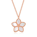 Starfish / Necklace Pearl Rose Gold