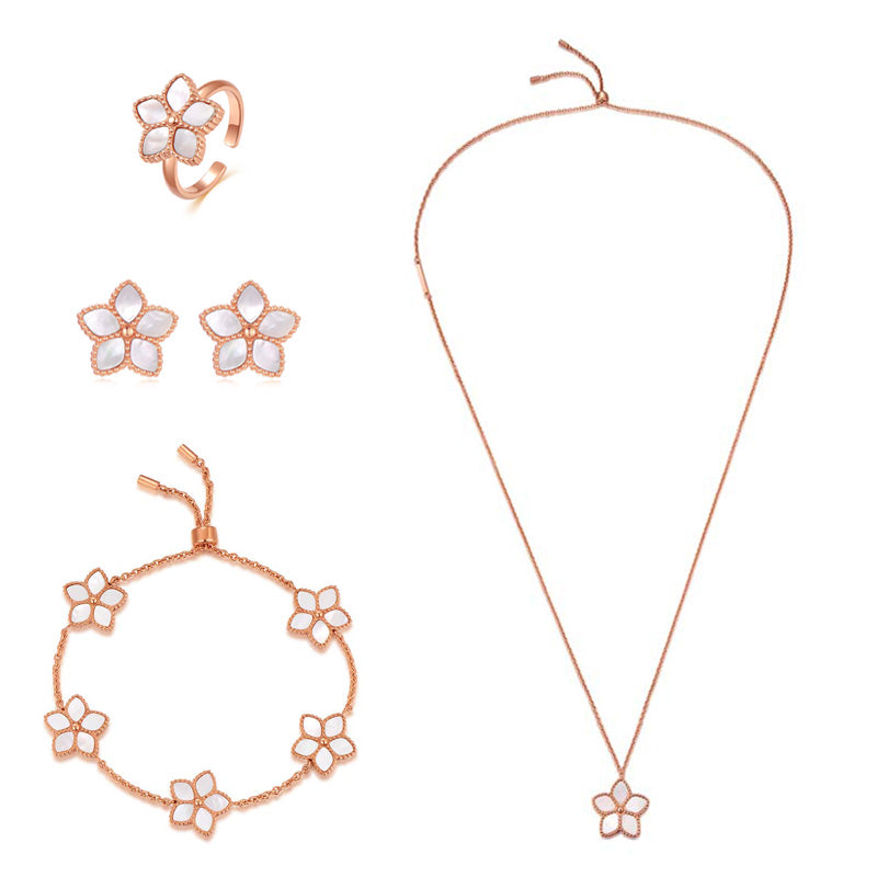 Starfish / Pearl Rose Gold