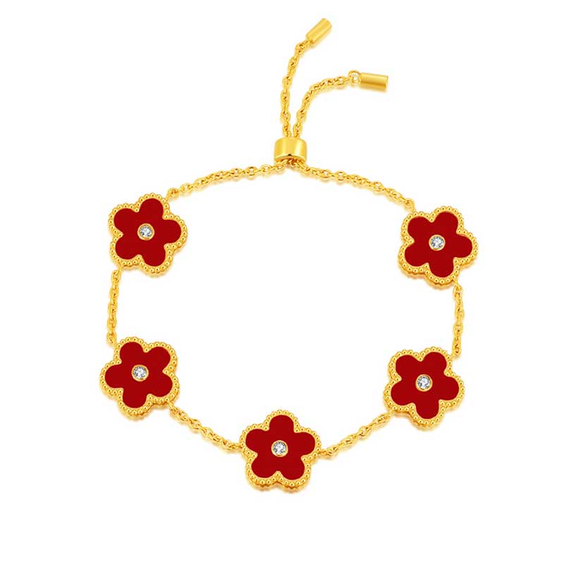 Blossom / Bracelet Red Gold