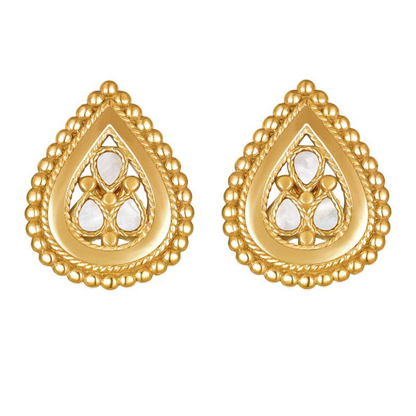 Zeina / Earrings Pearl Gold