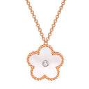 Blossom / Necklace Pearl Rose Gold