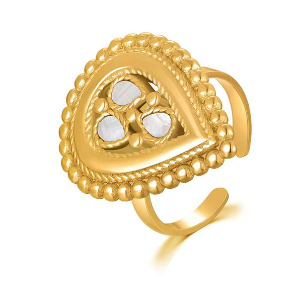 Zeina /  Ring Pearl Gold